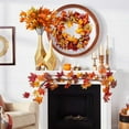 thumbnail image 3 of Coolmade 6Pcs Artificial Maple Leaves 23" Branches Fake Fall Maple Shrubs for Thanksgiving Christmas Festival Garland Decoration, 3 of 7
