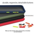 thumbnail image 2 of Case for Samsung Galaxy A51 4G Thin Shockproof Phone Case PC Back TPU Bumper [Protect from Fingerprint/Shock/Scratch/Slip] Translucent Matte Phone Cover for Samsung Galaxy A51 4G(not for 5G)-Red, 2 of 7