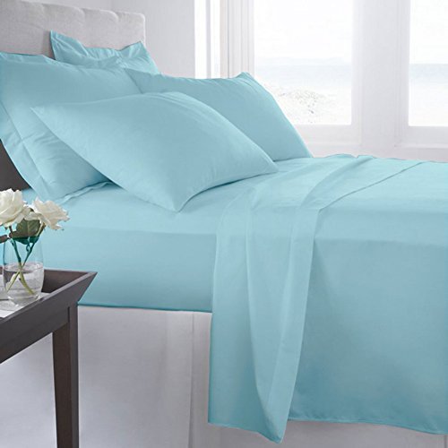 Twin XL Size Flat Sheet + 2PC Pillowcases Only 400 Thread Count 100 Cotton Fitted Sheets