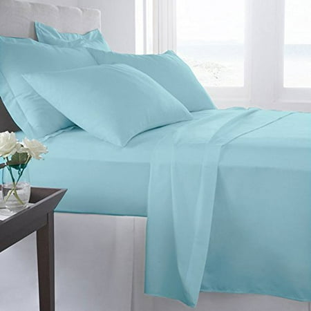 King Size Flat Sheet + 2PC Pillowcases Only - 400 Thread Count 100% Cotton - Fitted Sheets Sold ...