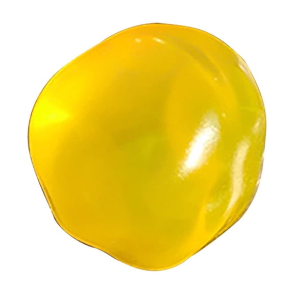 Oil Stress Ball, Yellow Slow Rising Squishy Ball, Soft Odorless Reusable Sensory Fidget Toy for Adults Office Desk Stress Relief