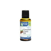Earth's Care Pure Cinnamon Cassia Oil, Steam-Distilled, Bottled in USA 1 Fl. OZ.