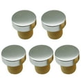 thumbnail image 2 of kurtrusly Versatile 5-Piece T-shape Wine Stopper Silicone Plug Cork Bottle Stopper Cap Collection Silver 1Set, 2 of 6
