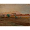 thumbnail image 3 of Jan Ciągliński 14x12 Black Modern Framed Museum Art Print Titled - Sahara (Desert After a Rain) (1909), 3 of 5