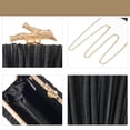 thumbnail image 6 of Wowcloth Women's Pleated Clutch Bag with Zipper Closure, Fashionable Evening Party Purse for Wedding and Formal Wears, Spring Summer Accessory, 6 of 8