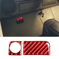 thumbnail image 1 of Real Bright Soft Car Interior Carbon Fiber Sticker Decoration2Pcs For Nissan 350Z 2003-2005 Red Carbon Fiber Rear Storage Box Lock CoverAuto Car Protection Interior Accessories, 1 of 8