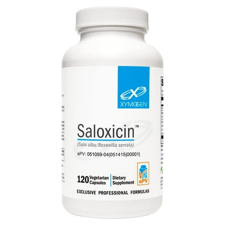 XYMOGEN Saloxicin - Antioxidant & Joint Support Supplement - Grape Seed Extract, Pomegranate Fruit & Cranberry Supplement - White Willow Bark & Boswellia Extract Capsules (120 Capsules)