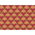 thumbnail image 1 of Ahgly Company Tapis d'Intérieur Rectangulaire Transitionnel Orange Lavable à la Machine, 6 Pieds x 9 Pieds, 1 of 7
