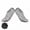 Gray, variant on Barefoot Water Shoes Quick Dry Aqua Socks for Women Men Beach Swim Pool Surf Purple L