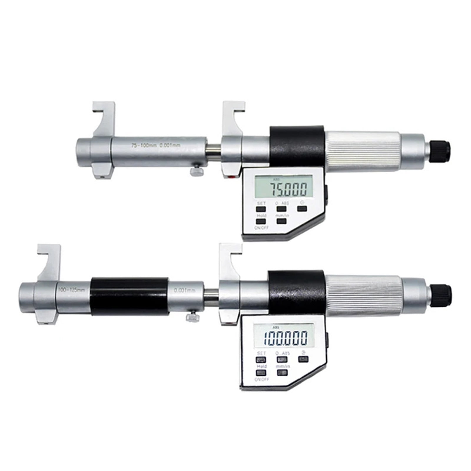 Digital Micrometer 5-30mm 25-50mm 50-75mm 75-100mm IP54 Inside Micrometer 0.001mm mm/Inch Electronic Caliper Precision ,Easy to Operate