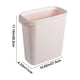 thumbnail image 3 of XWSHYW Cubo de Basura Papelera para El Hogar, Cesta para Inodoro, Cocina, Aro de Presión, Color Blanco, Sin Tapa., 3 of 6