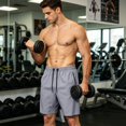 thumbnail image 2 of Hearthz L-8XL Men's Quick Dry Hiking Shorts Relaxed Fit Breathable Athletic Gym Mens Shorts Hiking Camping Mens Shorts Casual with Pocket, 2 of 9