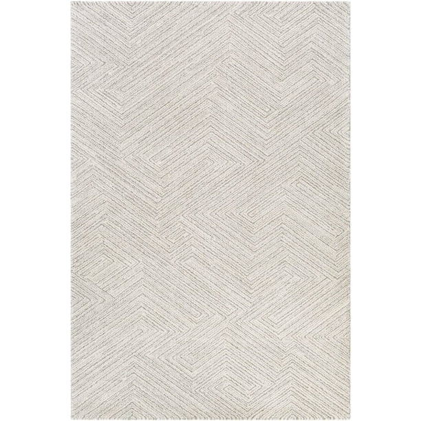 Mark&Day Area Rugs, 6x9 Kille Modern Beige Area Rug (6'7" x 9'6")