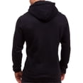 thumbnail image 7 of Men's Thick Zip-Up Hoodie Tracksuit Winter Warm Man Drawstring Pocket Hooded Sweatshirt Jacket Jumper Zip Slim Coat Tops, 7 of 7