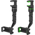 thumbnail image 1 of SURJDE Zebe Phone Holder-Adjustable 360 Rotation Phone Holder Car Rearview Mirror Mount, Multifunctional Phone Holder, 360 Rotating Phone Holder for Car (Black+Green), 1 of 7