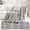Gray-50"x60"-6, variant on Beige 50"x60" 6 Count Soft Fleece Throw Blanket