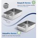 thumbnail image 2 of Caja de arena de acero inoxidable Qiuma grande con lados altos, 2 of 6