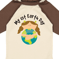 thumbnail image 4 of Inktastic My First Earth Day Baby Girl Girls Long Sleeve Baby Bodysuit, 4 of 5