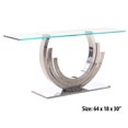 thumbnail image 2 of Table Console Croissant Canadien Argent, 2 of 2