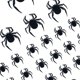 thumbnail image 3 of 12 unids/set pegatina de pared estampado de araña espeluznante decoración de Halloween tridimensional Diy pegatinas decorativas para fiestas decoración de fiesta, 3 of 3