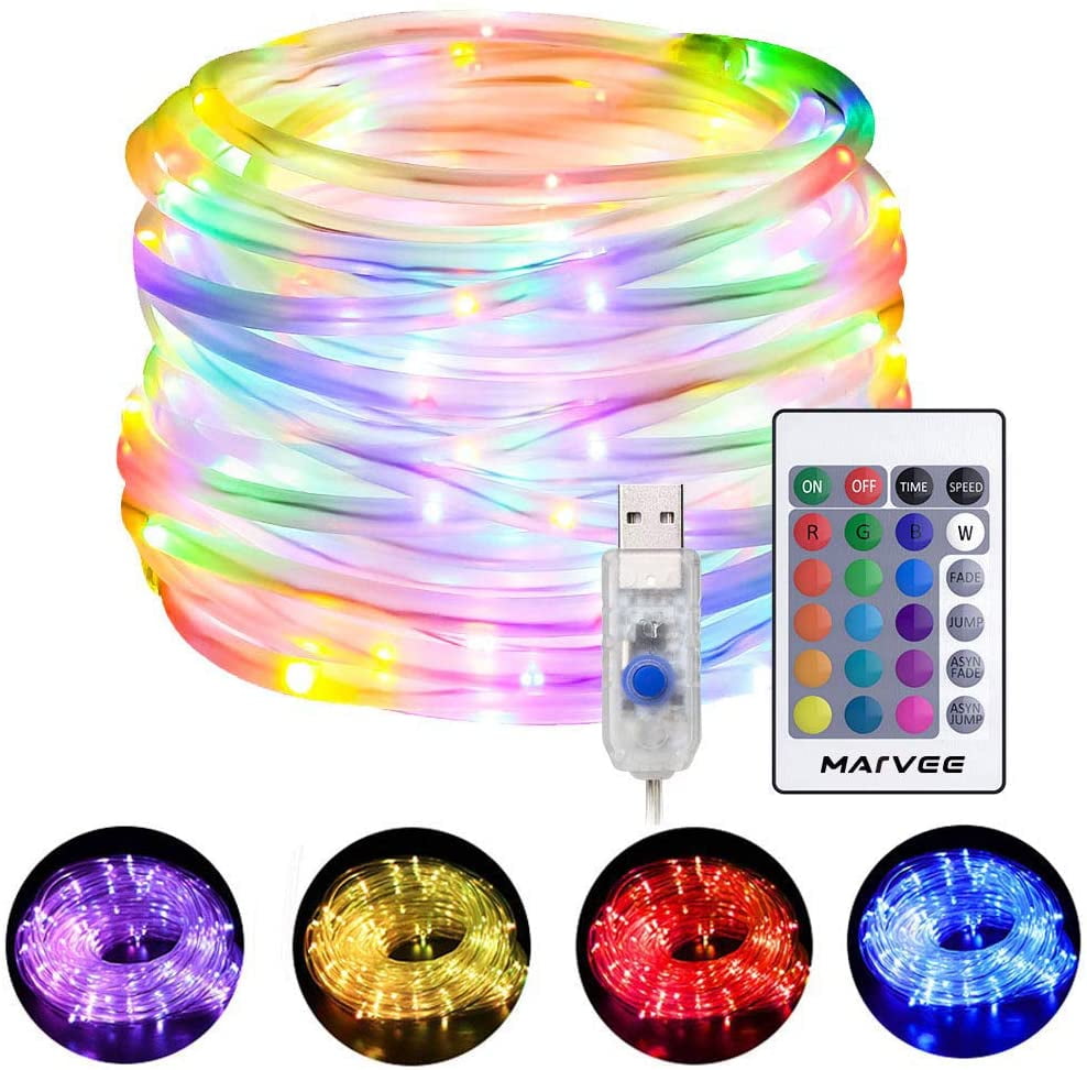 color changing rope lights walmart