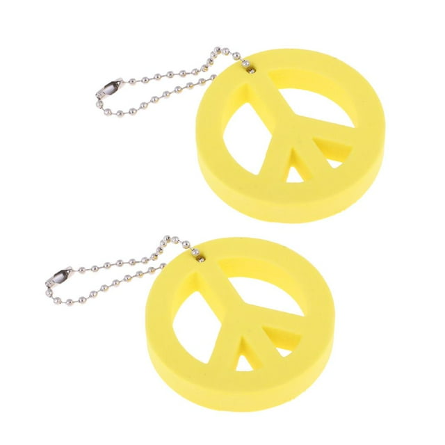 Llavero flotante Shamjiam 2 Piezas EVA amarillo