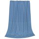 thumbnail image 2 of Balery Blue Gingham Manta de Felpa Suave y Acogedora – Cobija de Franela Aterciopelada para Cama, Lavable y Cálida para Sofá, Mascotas, Transpirable-80"x60", 2 of 7