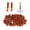White, variant on YAHHU Nail Art Training Practice Finger Mannequin Bendable Joints with Table Mount Base and 80 False Nail Tips for Acrylic Gel Manicure Beginner Salon DIY, Brown (10 inches / 25.4 cm)