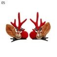 thumbnail image 1 of 1 Pair Resin Hair Pin Christmas Decorations Cute Santa Claus Children Hairpin Christmas Hair Clip Hair Accessories Headwear 05, 1 of 1