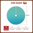 thumbnail image 2 of Sikiie Teal Turquoise Christmas Tree Skirt, Christmas Tree Decorations, Christmas Decor, Tree Mat Decoration(30-48IN)-30", 2 of 6