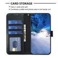 thumbnail image 6 of Allytechgroup Flip Case for iPhone 16 Pro, RFID Blocking PU Leather Wallet Phone Case with Credit Card Slot & Kickstand Shockproof and Anti-Scratch for iPhone 16 Pro, Black, 6 of 6