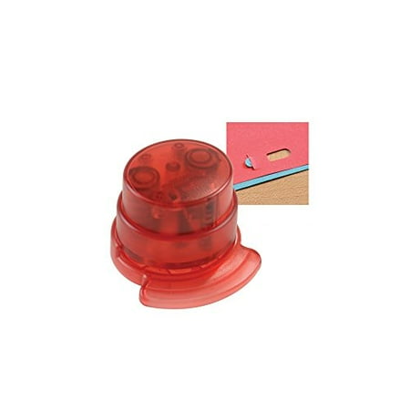Holder Free Stopper - Made by Humans Staple Free Stapler Color Translucent Red