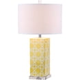 thumbnail image 6 of Safavieh 27 in. H Quatrefoil H Ceramic Geometric Table Lamp, 6 of 6