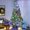 Green-7.5ft, variant on Yardi Yarda 7.5' Artificial Snow Christmas Trees with Frosted Branches, Warm White or Colorful LED Lights, Steel Base, Holiday Decorative Artificial Christmas Tree, Green