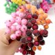 thumbnail image 3 of Estambre de bayas de vidrio de fruta Artificial, flor falsa para boda, decoración del hogar, corona de Navidad DIY, flor artesanal de álbum de recortes, 40 cabezas, 3 of 4