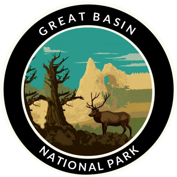 Great Basin National Park Decorative Car Truck Decal Window Sticker Vinyl Die-Cut Wildlife Travel Adventure Vacation Tourist Souvenir