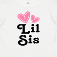 thumbnail image 4 of Inktastic Love Hearts Lil Sis Girls Baby T-Shirt, 4 of 5