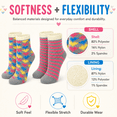 thumbnail image 6 of Muk Luks Kids Cozy, Yarn Lining, Whisper Soft, Lightweight Breathable Socks, Sizes Small - Medium, 6 of 8