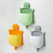 3 Pcs Self-Adhesive Toothbrush Holder, Bathroom Wall-Mount Organizer, Remote Control Holder