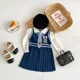 thumbnail image 2 of Vestido plisado de conejo de dibujos animados para niñas, ropa para niños, vestido de punto Preppy, lindo Zootopia Judy Hopps, vestidos de fiesta para bebés, 2 of 5