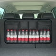 thumbnail image 3 of SPRING PARK Car Rear Seat Back Mesh Storage Bag Multi-Pocket Hanging Trunk Pouch Organizer, 3 of 7