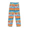 thumbnail image 3 of Vsdgher Shark On Line Print Mens Pajama Pants Sleep & Lounge Pants, PJ Bottoms With elastic waistb and Pockets, 3 of 5