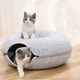 thumbnail image 4 of Donut Cat Bed Pet Cat Tunnel Interactive Game Toy Cat Bed Dual-use Indoor Toy Kitten Sports Equipment Cat Training Toy Cat House ShopWise Round, 4 of 10