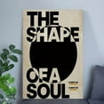 thumbnail image 3 of The Shape of a Soul Poster – Minimalist Inspirational Wall Art, Abstract Typography Print - Vintage Style - Size 24x36 - Kiloa, 3 of 5
