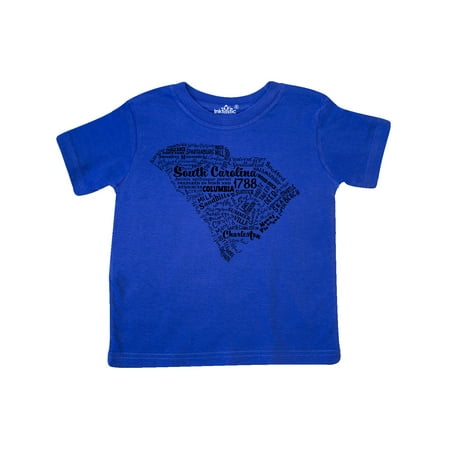 

Inktastic South Carolina Word Salad- state outline Gift Toddler Boy or Toddler Girl T-Shirt