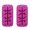Purple ( Wizard), variant on BE-TOOL 2Pcs Halloween Silicone Chocolate Mould Fondant Maker Desserts Cookies Jellies Candies Cakes Mould Purple ( Wizard)