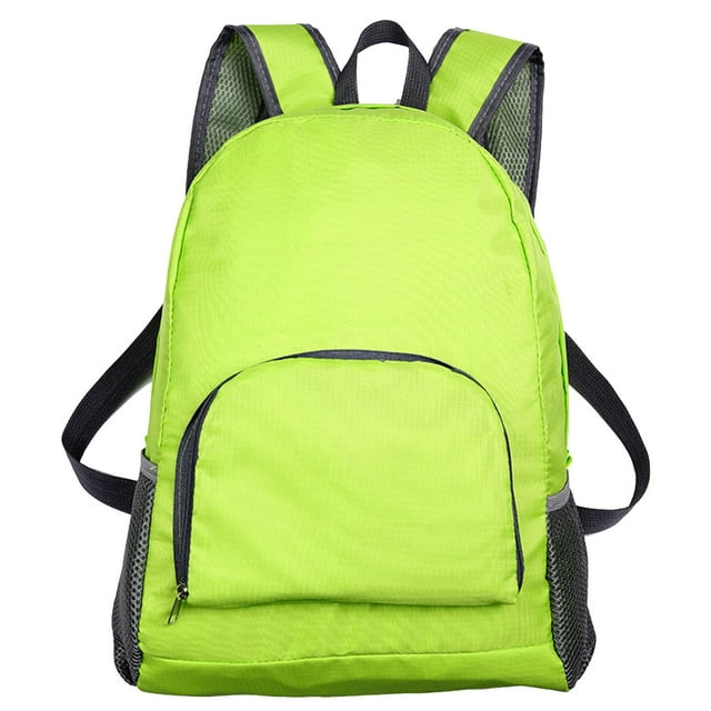 Ohufall Fluorescent Color Foldable Travel Backpack School Bag For Students Minimalism Style College Essentials Daypack