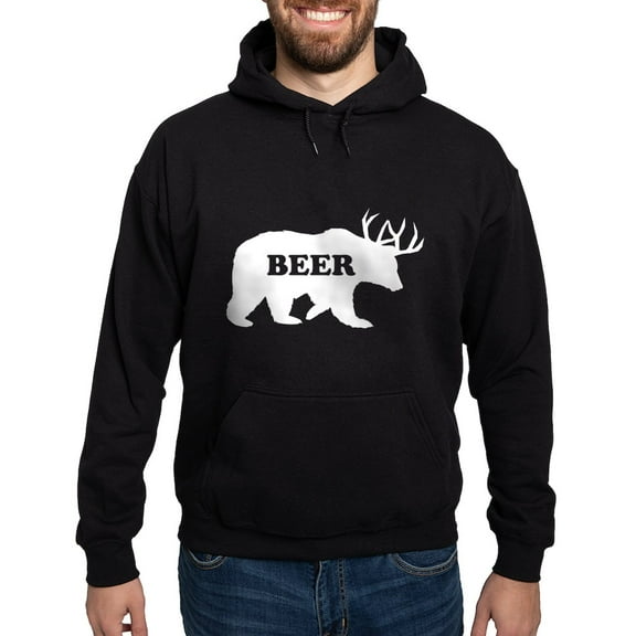 CafePress - Beer Bear Hoodie (Dark) - Pullover Hoodie, Classic, Comfortable Hooded Sweatshirt