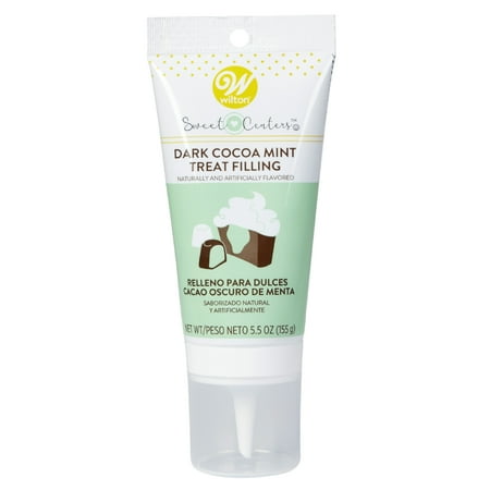 (2 pack) (2 pack) Wilton Sweet Centers Dark Cocoa Mint Treat Filling, 5.5 oz.