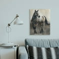 thumbnail image 2 of Stupell Industries Abstract Wild Horse Stance Brown Black Painting Canvas Wall Art Design by Marilyn Hageman, 24" x 30", 2 of 6